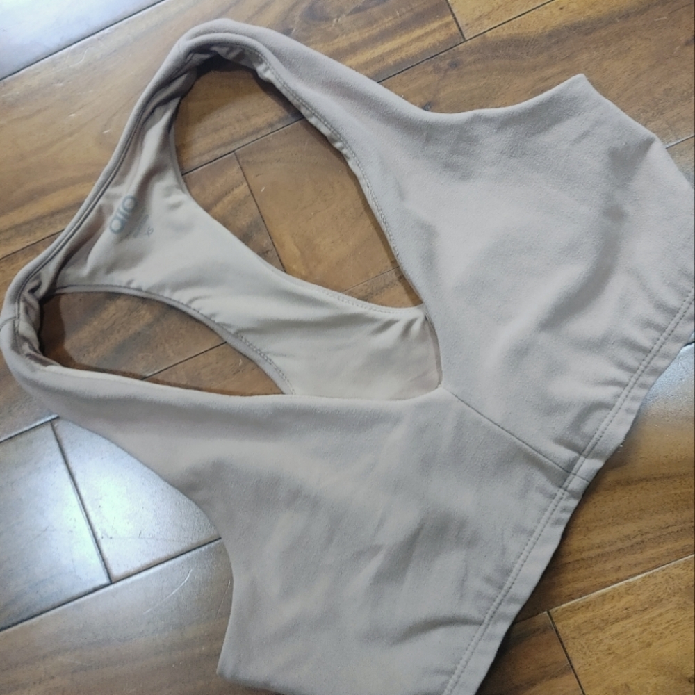 ALO racerback plunge bra